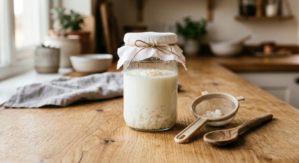 Kefir congelado